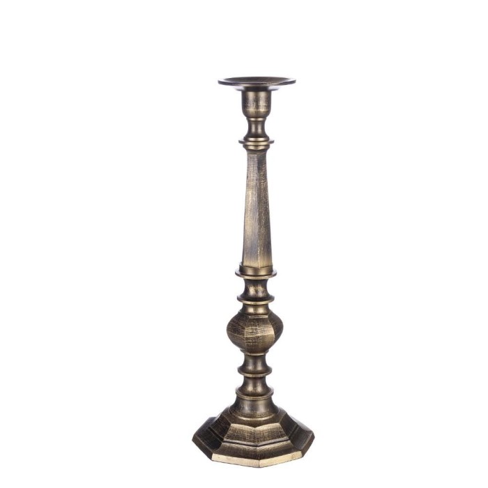 CANDELABRO CHANDANA 1 FUOCO BRUNITO H.53